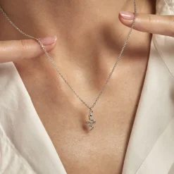 Online Histoire d'Or Collier Oria Argent Blanc