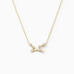 Clearance Histoire d'Or Collier Orion Or Jaune Oxyde De Zirconium