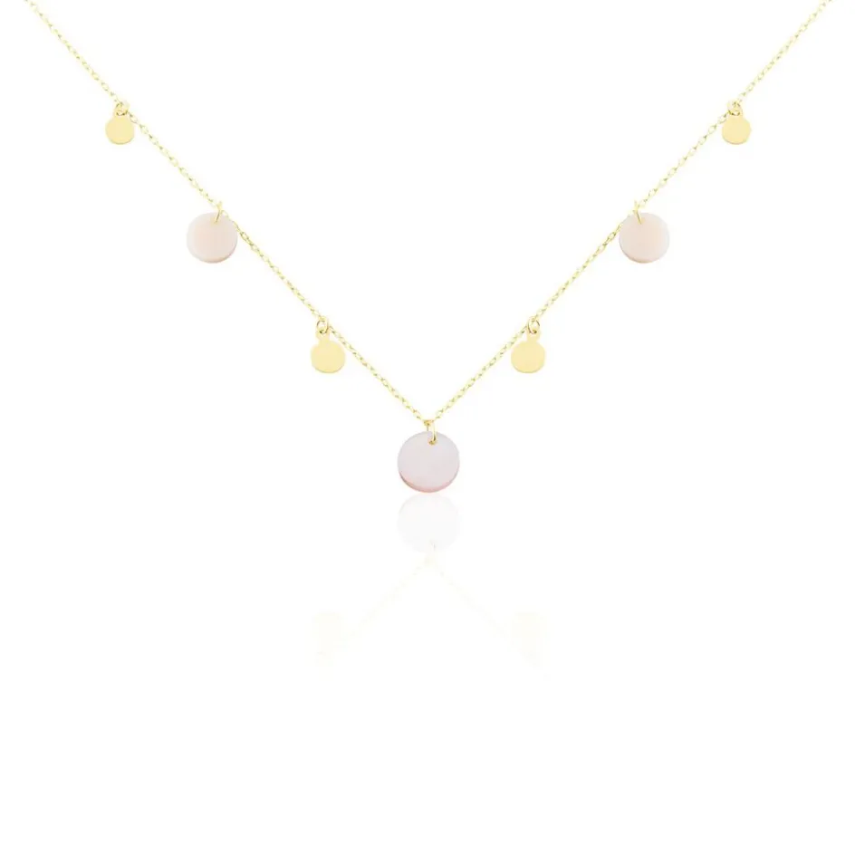 Histoire d'Or Collier Pampilles Colorées Or Jaune Nacre* Colliers|Colliers