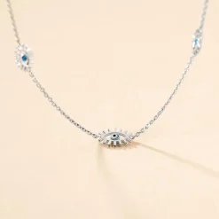 Clearance Histoire d'Or Collier Parad'eyes Argent Blanc