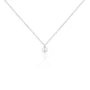 New Histoire d'Or Collier Paz Argent Blanc
