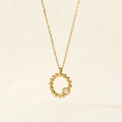 Online Histoire d'Or Collier Pearly Effect Or Jaune Diamant