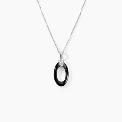 Hot Histoire d'Or Collier Peer Argent Blanc Oxyde De Zirconium