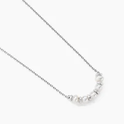 New Histoire d'Or Collier Perlissima argent blanc perle de culture