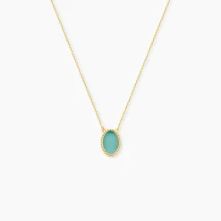 Histoire d'Or Collier Pernia Or Jaune Amazonite* Colliers|Colliers