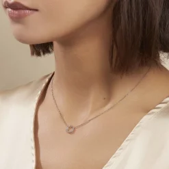 Discount Histoire d'Or Collier Peytone Argent Blanc