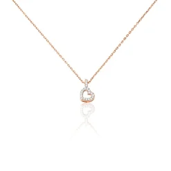New Histoire d'Or Collier Phanie Argent Rose Oxyde De Zirconium