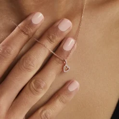 New Histoire d'Or Collier Phanie Argent Rose Oxyde De Zirconium