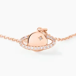 Best Histoire d'Or Collier Phibi Argent Rose Oxyde De Zirconium