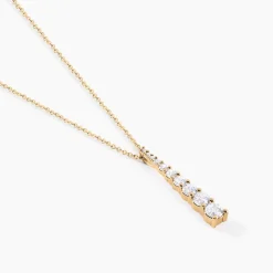 New Histoire d'Or Collier Plaqué Or Beisiris Oxydes De Zirconium