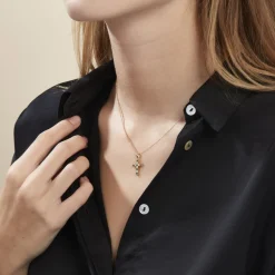 Histoire d'Or Collier Plaqué Or Gaea Pierre Synthétique* Colliers|Colliers