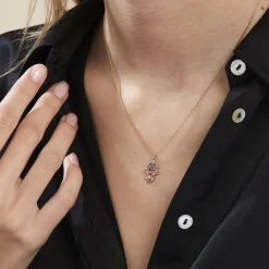 Sale Histoire d'Or Collier Plaqué Or Jaune Eumelia Oxydes De Zirconium