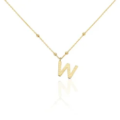 Discount Histoire d'Or Collier Plaqué Or Jaune Lettra