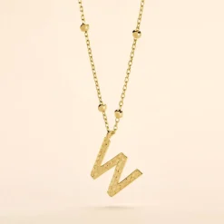 Discount Histoire d'Or Collier Plaqué Or Jaune Lettra