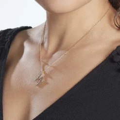 Discount Histoire d'Or Collier Plaqué Or Jaune Lettra