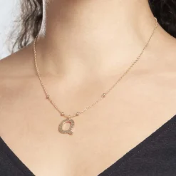 Histoire d'Or Collier Plaqué Or Jaune Lettra* Colliers|Colliers