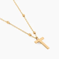 New Histoire d'Or Collier Plaqué Or Jaune Lettra