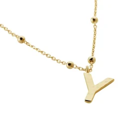 Histoire d'Or Collier Plaqué Or Jaune Lettra* Colliers|Colliers