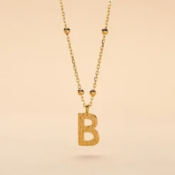 Histoire d'Or Collier Plaqué Or Jaune Lettra* Colliers|Colliers