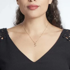 Histoire d'Or Collier Plaqué Or Jaune Lettra* Colliers|Colliers