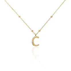 Histoire d'Or Collier Plaqué Or Jaune Lettra* Colliers|Colliers