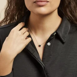 Discount Histoire d'Or Collier Plaqué Or Jaune Nilay Oxyde De Zirconium plaqué or jaune oxyde bleu