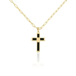 New Histoire d'Or Collier Plaqué Or Quadratu