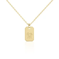 Hot Histoire d'Or Collier Plaqué Or Quintien