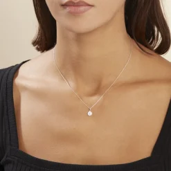 Discount Histoire d'Or Collier Platine Alby Diamants
