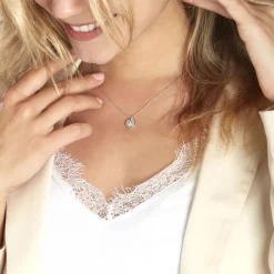 Histoire d'Or Collier Pluton Argent Blanc Oxyde De Zirconium* Colliers|Colliers