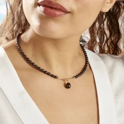 Histoire d'Or Collier Poire Or Jaune Perle De Culture* Colliers|Ras De Cou