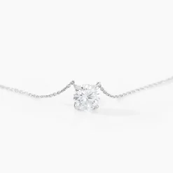 Best Histoire d'Or Collier Ponama De Zirconium or blanc oxyde