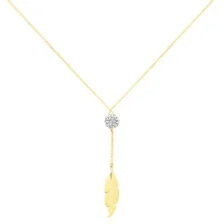 Histoire d'Or Collier Powoo Or Jaune Strass* Colliers|Colliers
