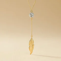 Histoire d'Or Collier Powoo Or Jaune Strass* Colliers|Colliers