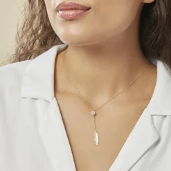 Histoire d'Or Collier Powoo Or Jaune Strass* Colliers|Colliers