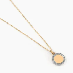 Clearance Histoire d'Or Collier Promesse Pour L'eternite Or Jaune Diamant