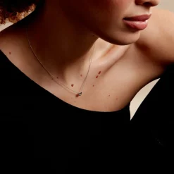 Histoire d'Or Collier Purete Or Blanc Diamant* Colliers|Colliers