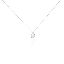 Histoire d'Or Collier Purete Or Blanc Diamant* Colliers|Colliers