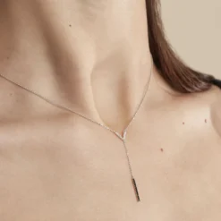 Histoire d'Or Collier Rachel Or Blanc Diamant* Colliers|Colliers