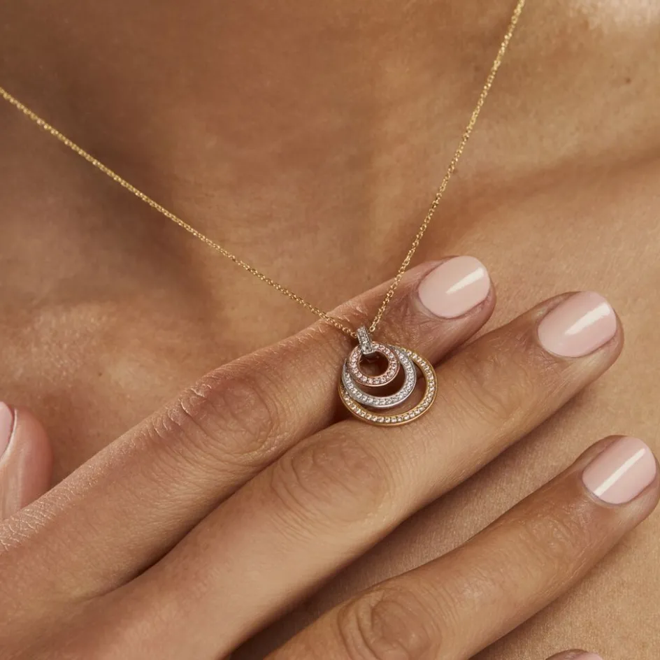 Histoire d'Or Collier Rama Or Tricolore Oxyde De Zirconium* Colliers|Colliers