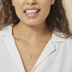 Histoire d'Or Collier Raquel Or Blanc Topaze* Colliers|Colliers