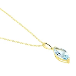 Discount Histoire d'Or Collier Raquel Or Jaune Topaze or jaune topaze bleue