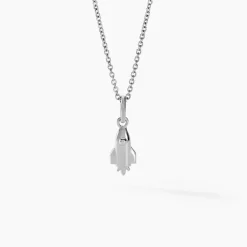 Hot Histoire d'Or Collier Raven Argent Blanc