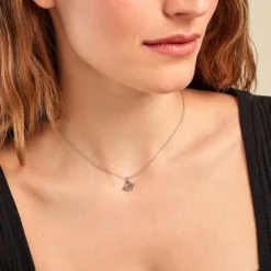 Sale Histoire d'Or Collier Raven Argent Blanc