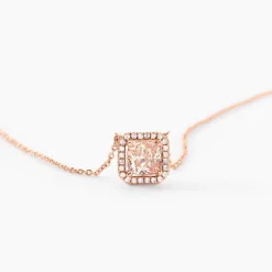 Hot Histoire d'Or Collier Rio Argent Rose Oxyde De Zirconium argent rose oxyde champagne