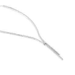 Histoire d'Or Collier River Or Blanc Diamant* Colliers|Colliers