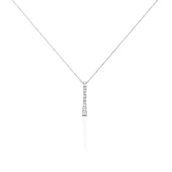 Histoire d'Or Collier Riviera Or Blanc Diamant* Colliers|Colliers