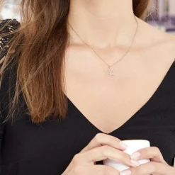 Histoire d'Or Collier Rosita Argent Rose