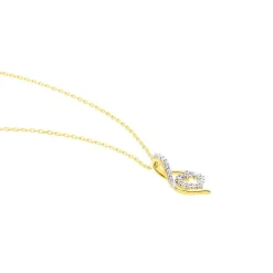 Histoire d'Or Collier Roso Or Jaune Diamant