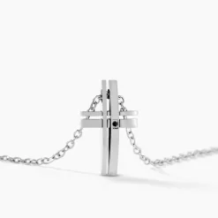 Histoire d'Or Collier Ruya Acier Blanc Oxyde De Zirconium* Colliers|Colliers